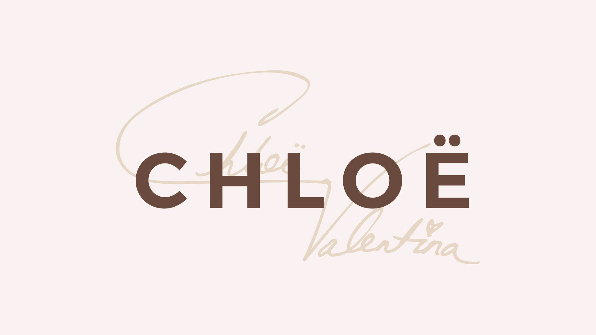 Chloe Valentina branding – Jordan Semar Designs